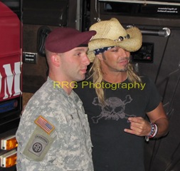 Bret Michaels and Military