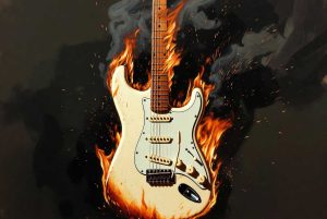 Flaming-Strat